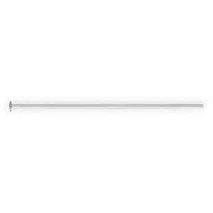 🆕🔗 Head Pin with Flat Disc (Extra Heavy, 0.81mm) in Sterling Silver