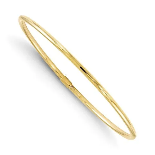 10K Yellow Gold Slip on Bangle