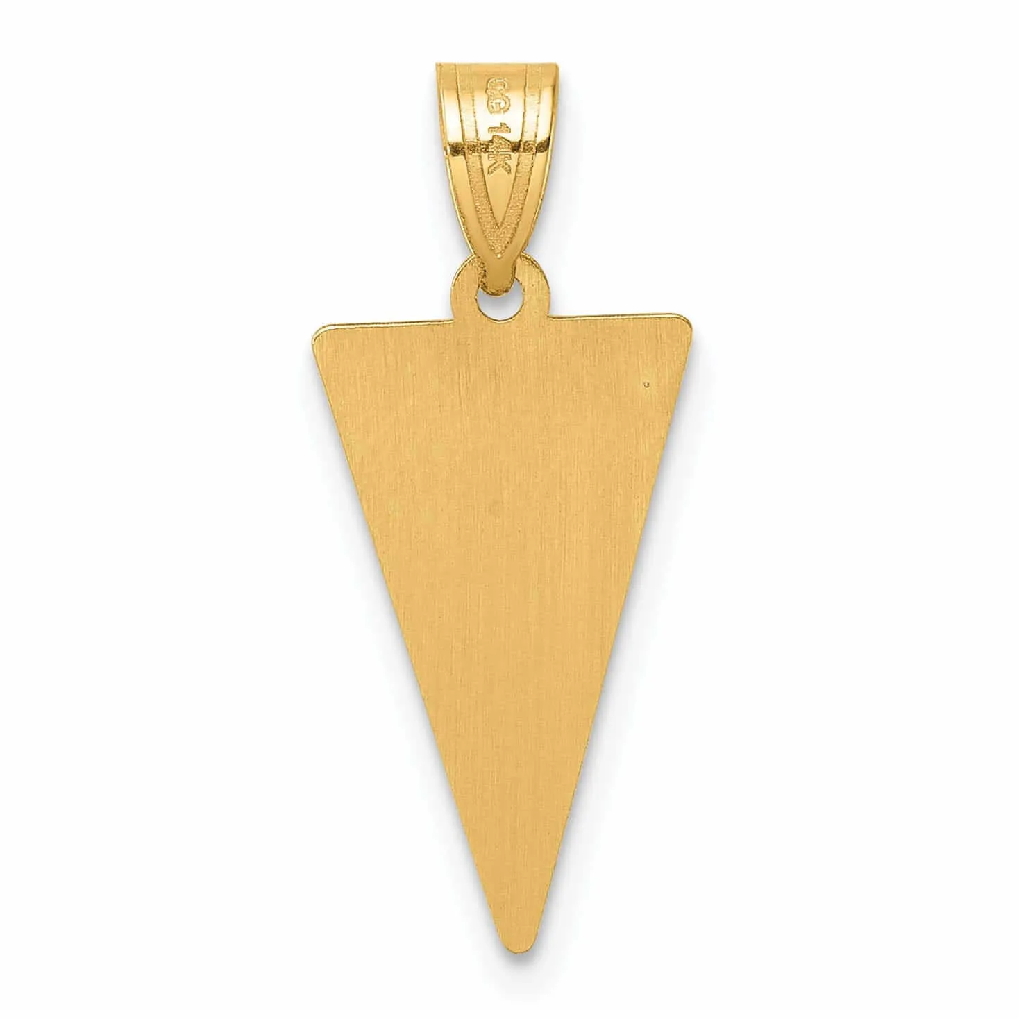 14K Class Of 2023 Rally Flag Graduation Charm