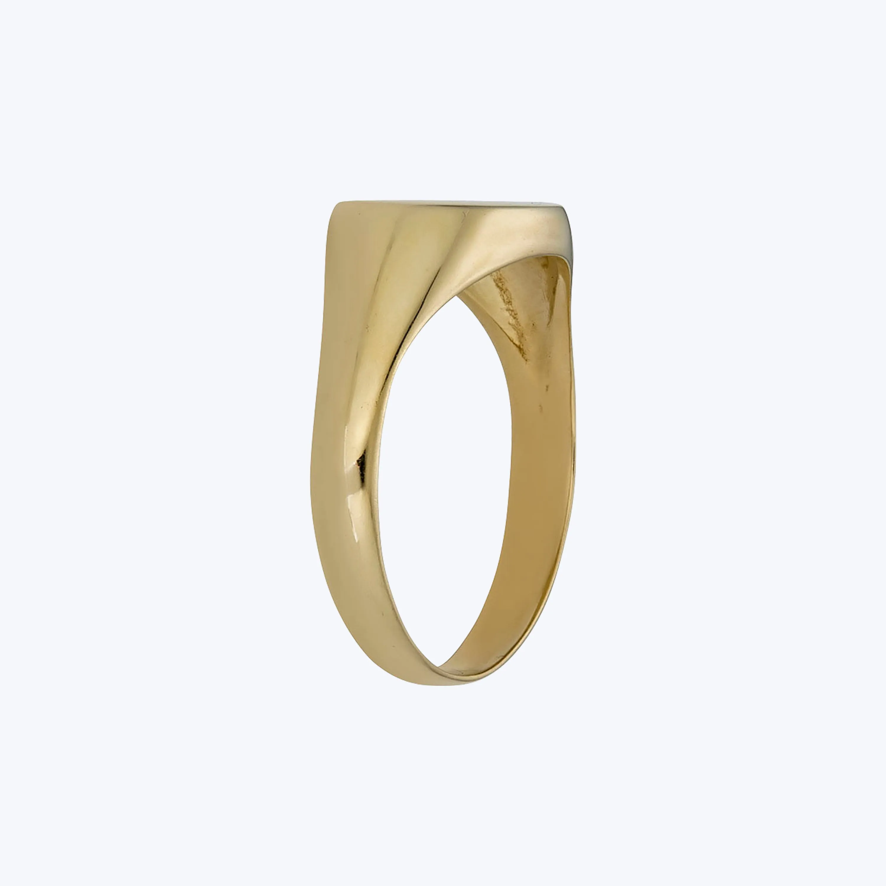 14K Yellow Gold Signet Ring