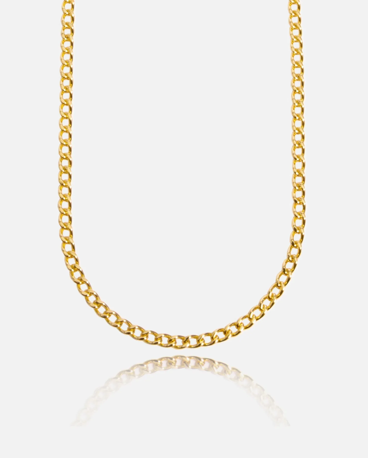 2.5mm Micro Cuban Chain - Gold