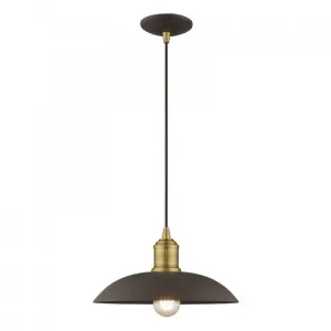 ALLISON 1 LIGHT MINI PENDANT, BRONZE