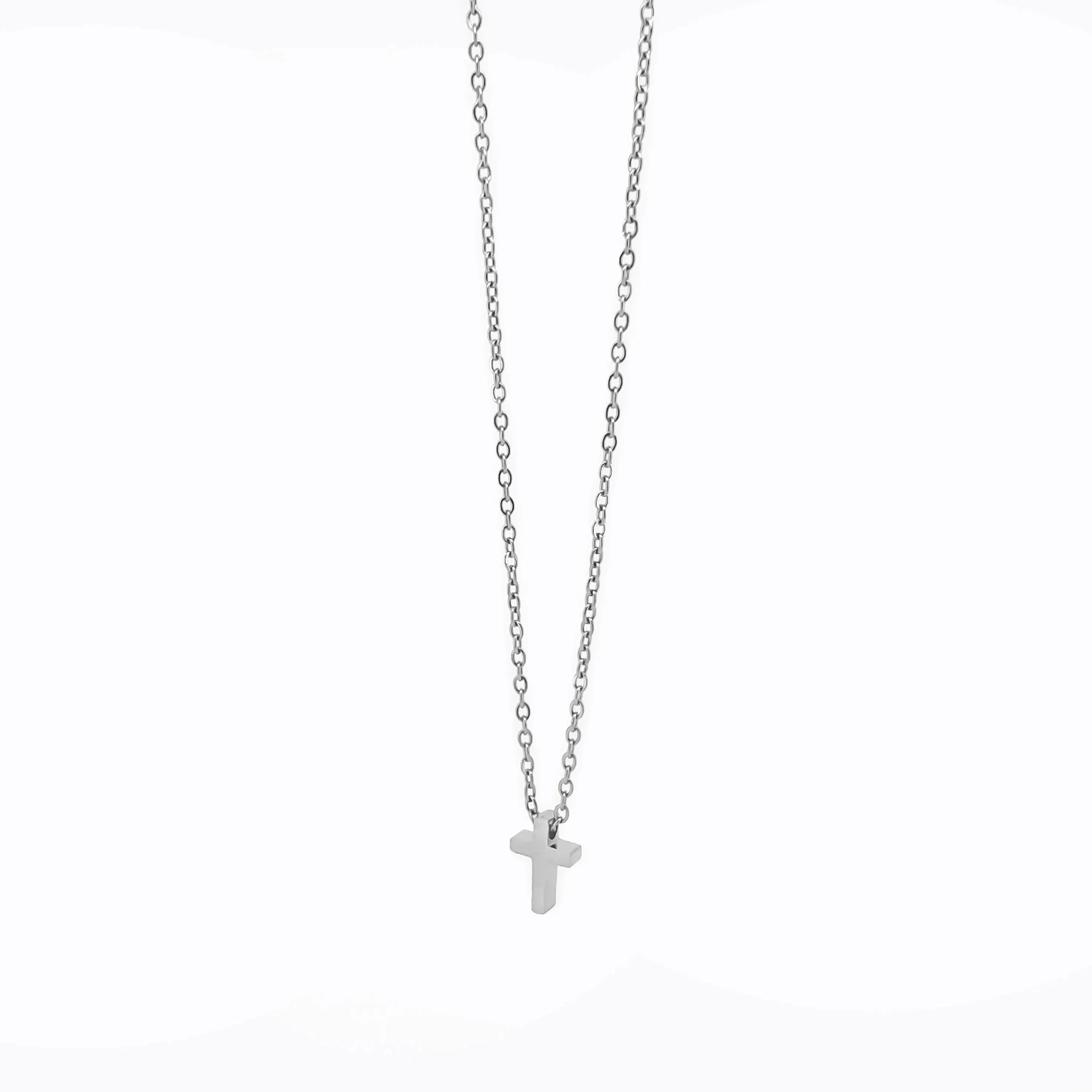 Aneurin Crucifix Pendant with Chain Necklace