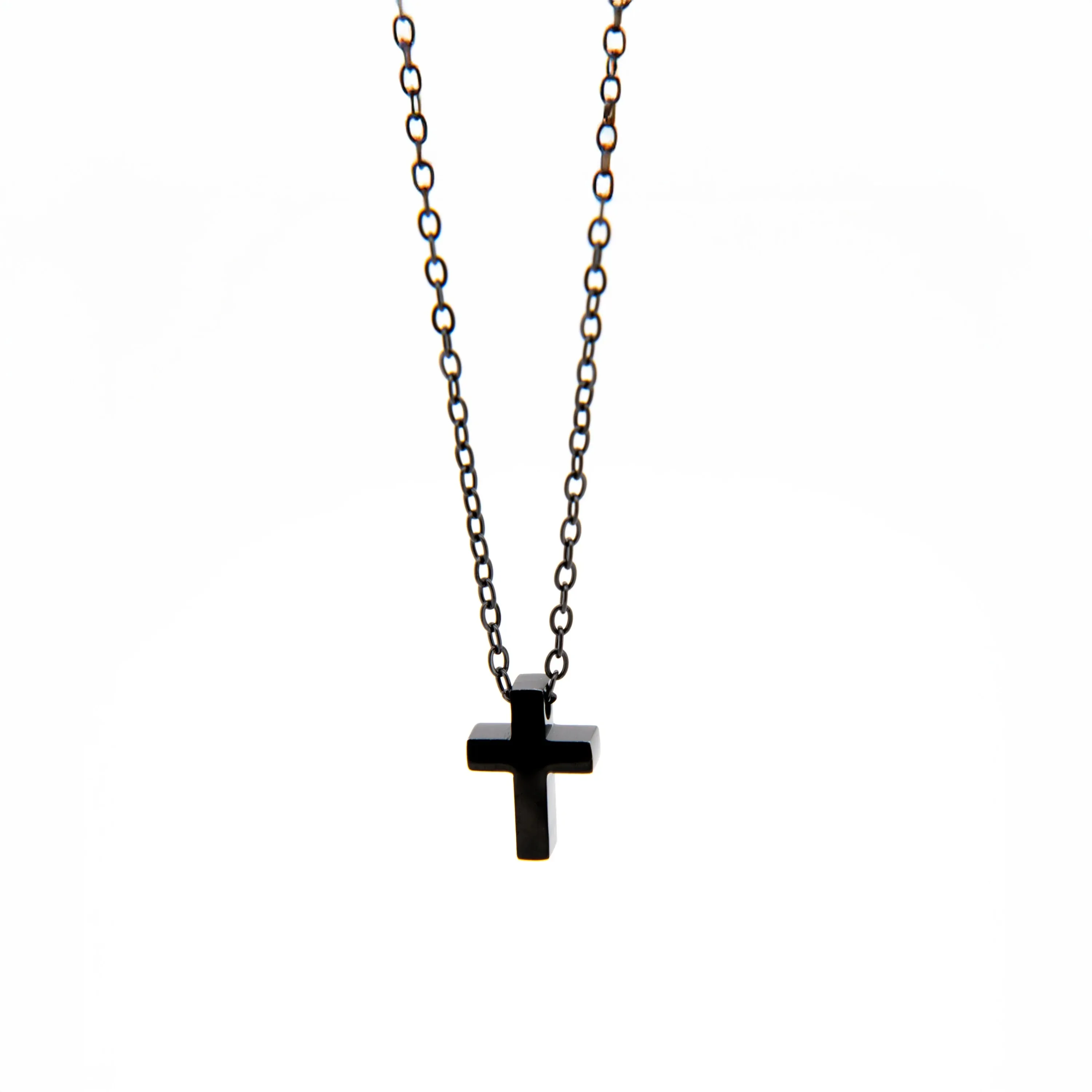 Aneurin Crucifix Pendant with Chain Necklace