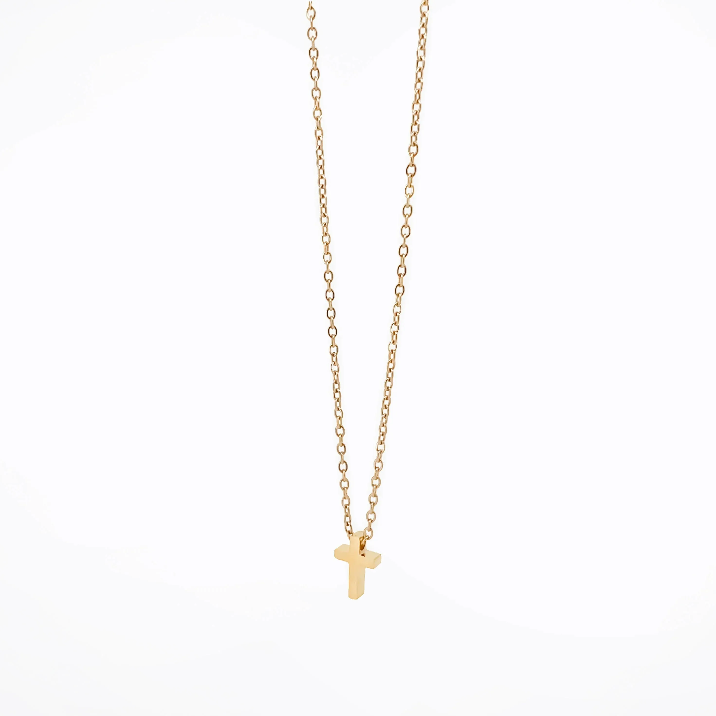 Aneurin Crucifix Pendant with Chain Necklace