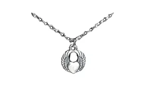 Angel Wing Heart Necklace