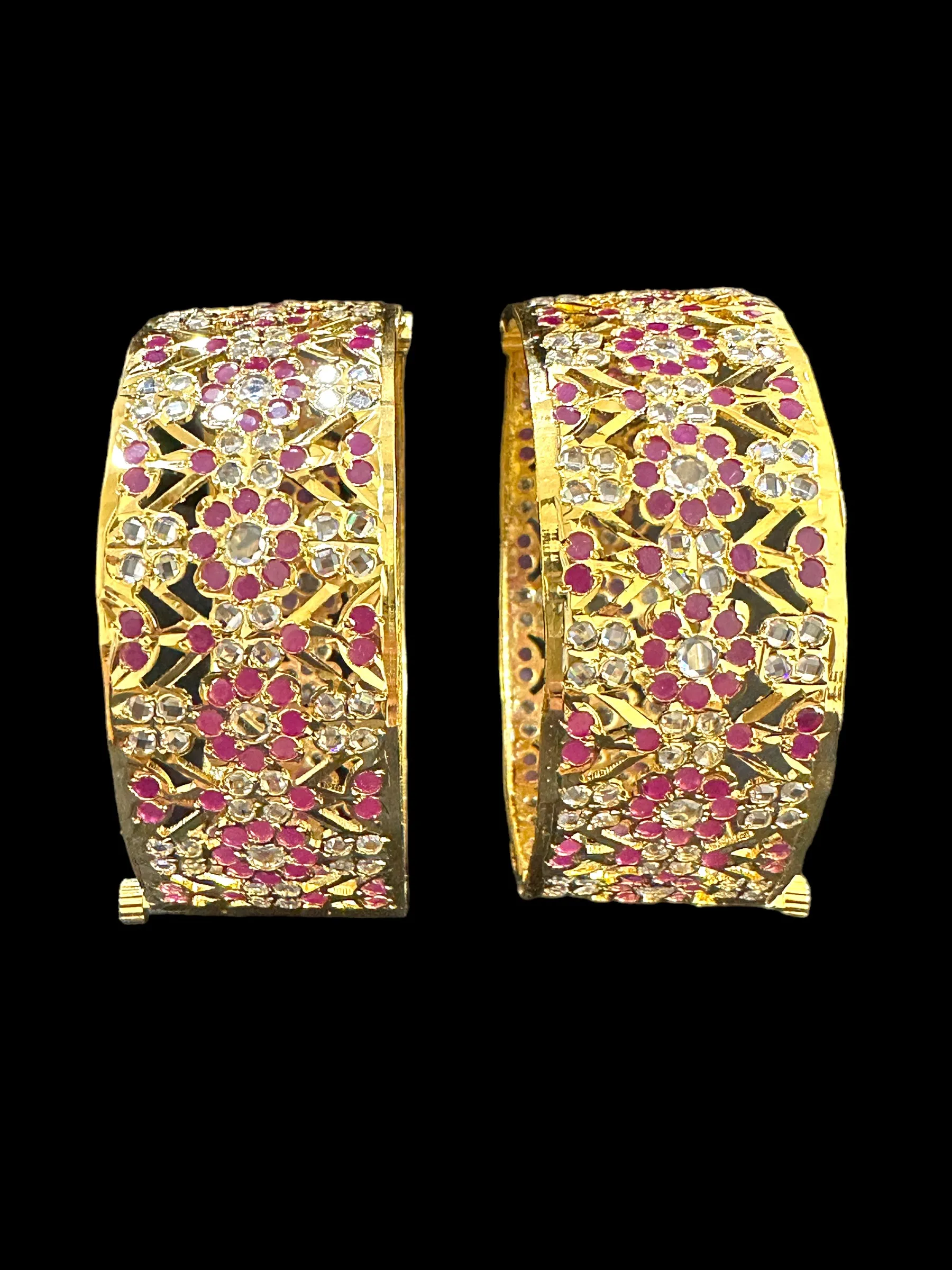 B160 Gold plated hyderabadi bangles ( READY TO SHIP )