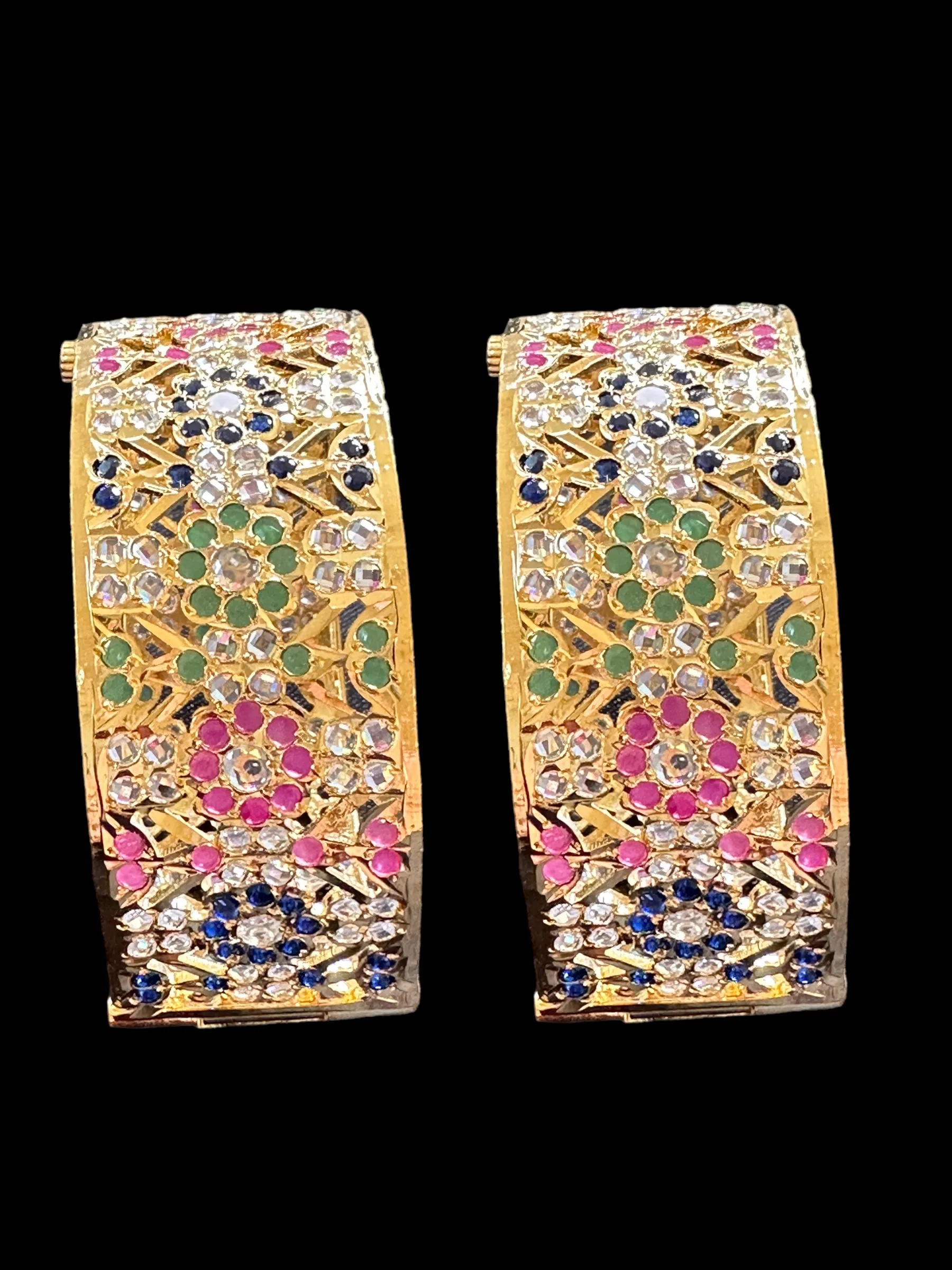 B163 Gold plated hyderabadi bangles ( READY TO SHIP )