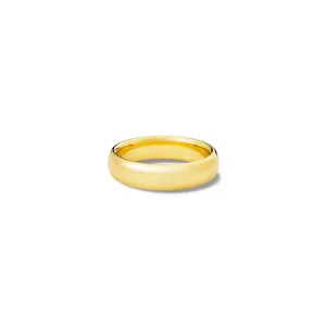 Barrel 5mm Wedding Band 18ct Yellow Gold