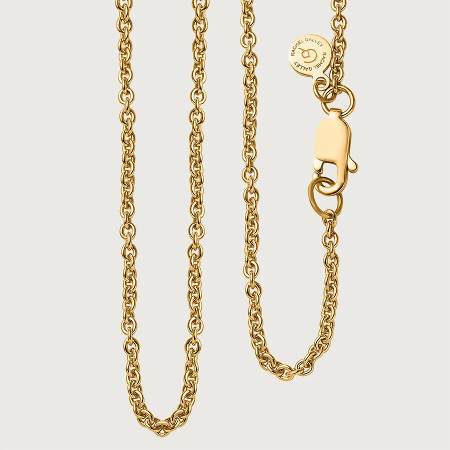 Belcher Link Chain 18K Gold Vermeil   Magnetic Clasp