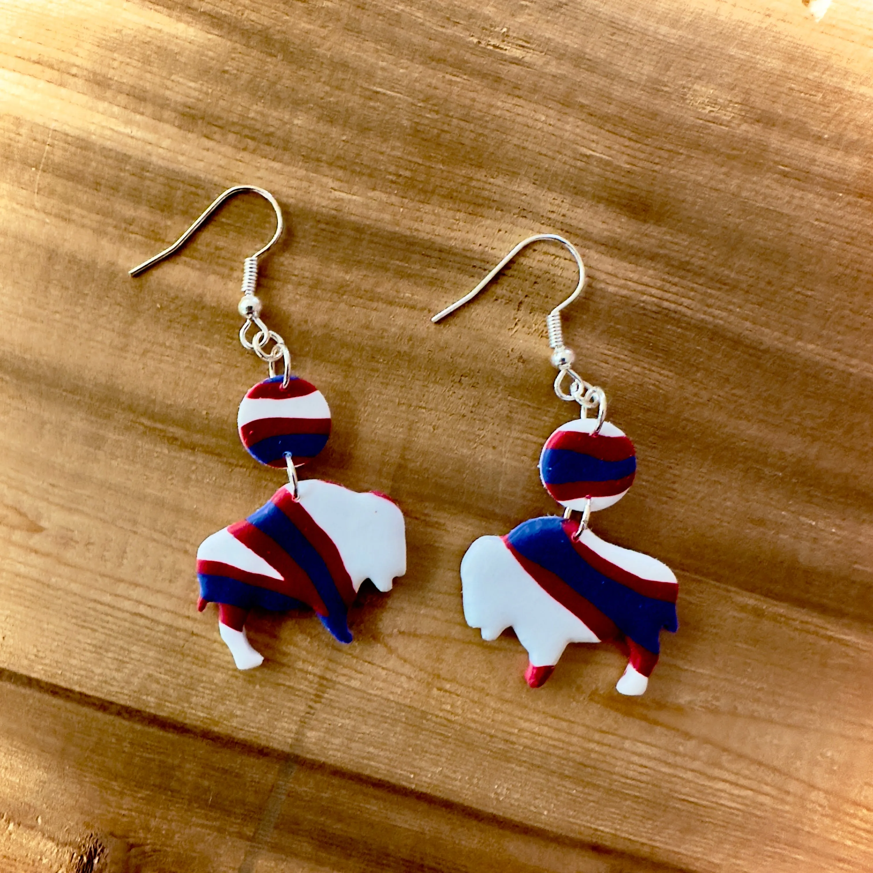 Bills Mafia | Earrings | Silver Hardware