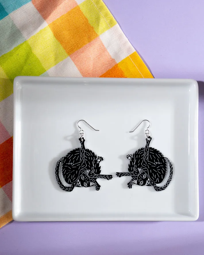 Black Cat Earrings