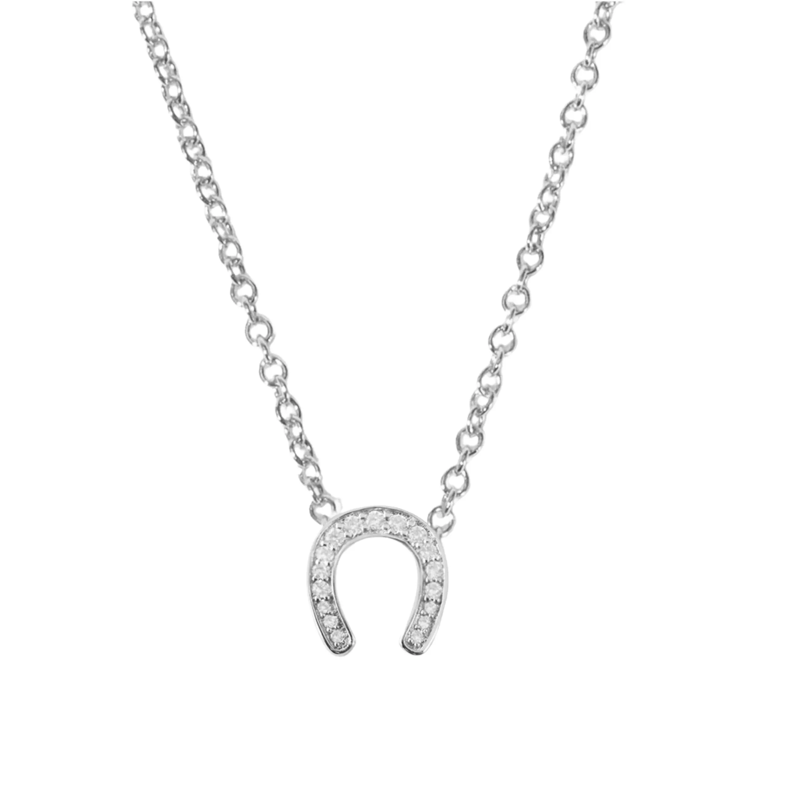 Crystal Horseshoe Necklace