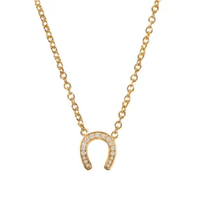 Crystal Horseshoe Necklace