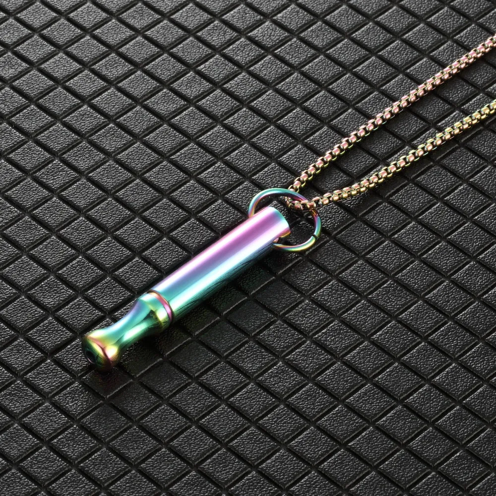 Custom Engraved Breathing Necklace for Anxiety