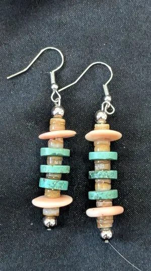 Disc Dangle Earrings