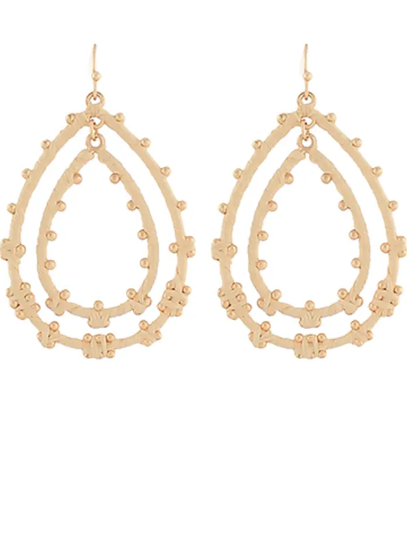 Double Trouble Teardrop Earrings