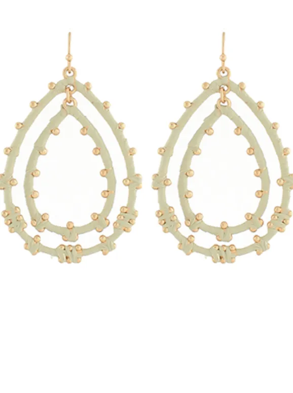 Double Trouble Teardrop Earrings