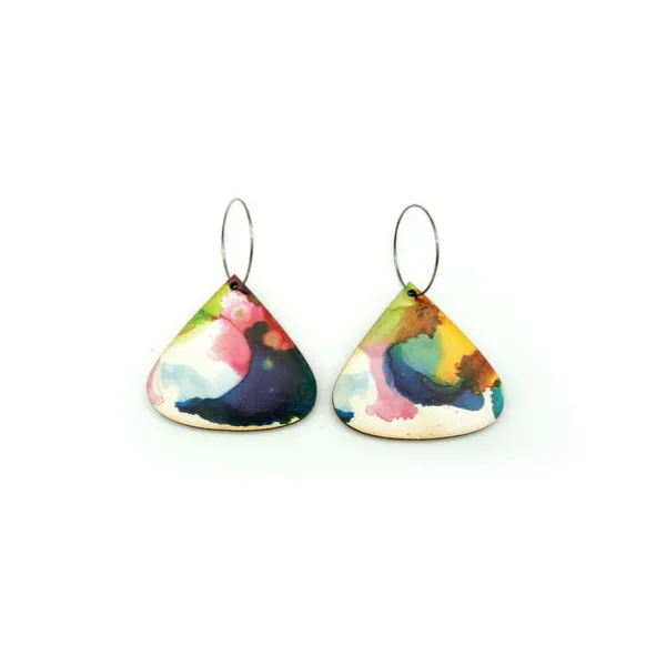 Droplet Wave Earrings