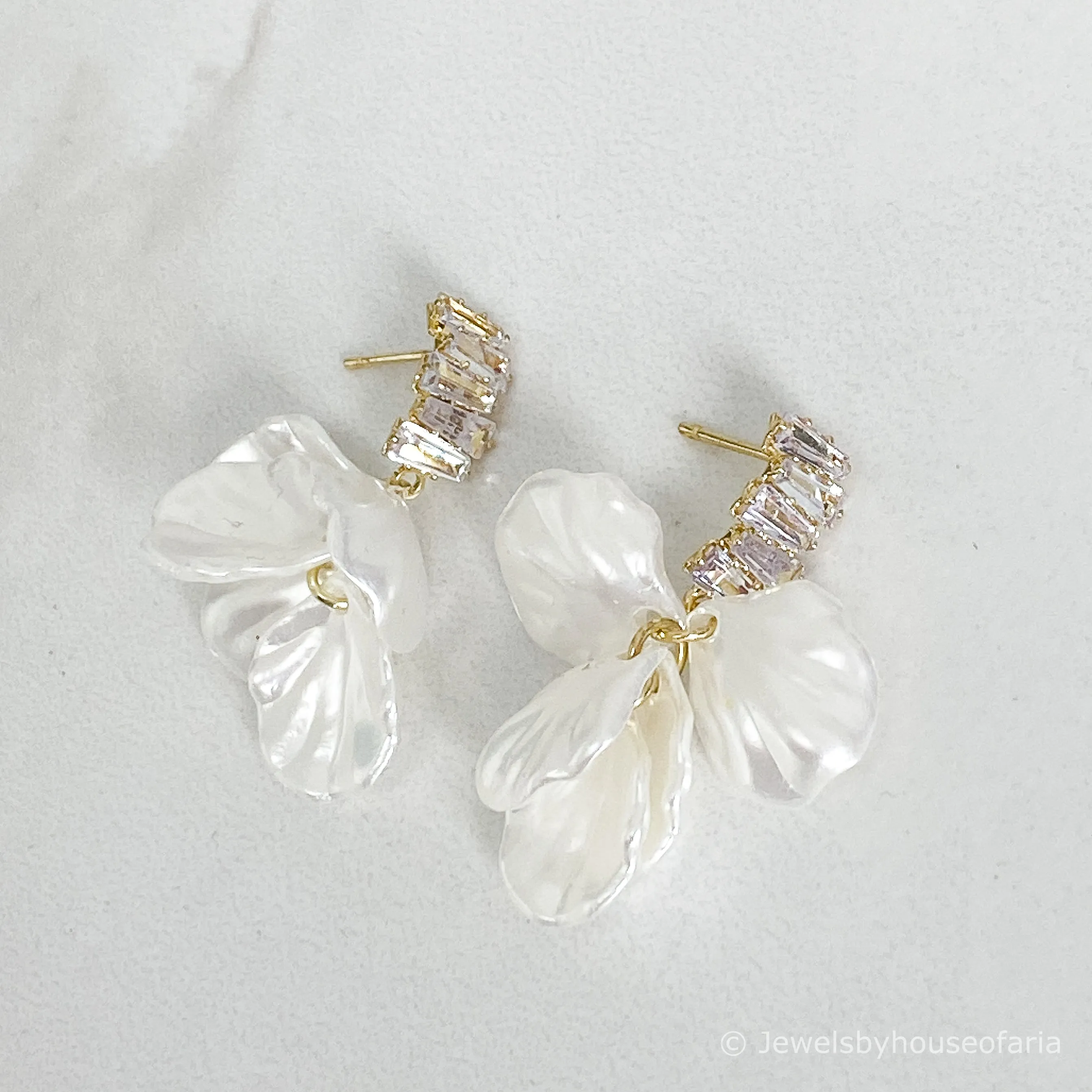 ESME Petal Crystal Earrings