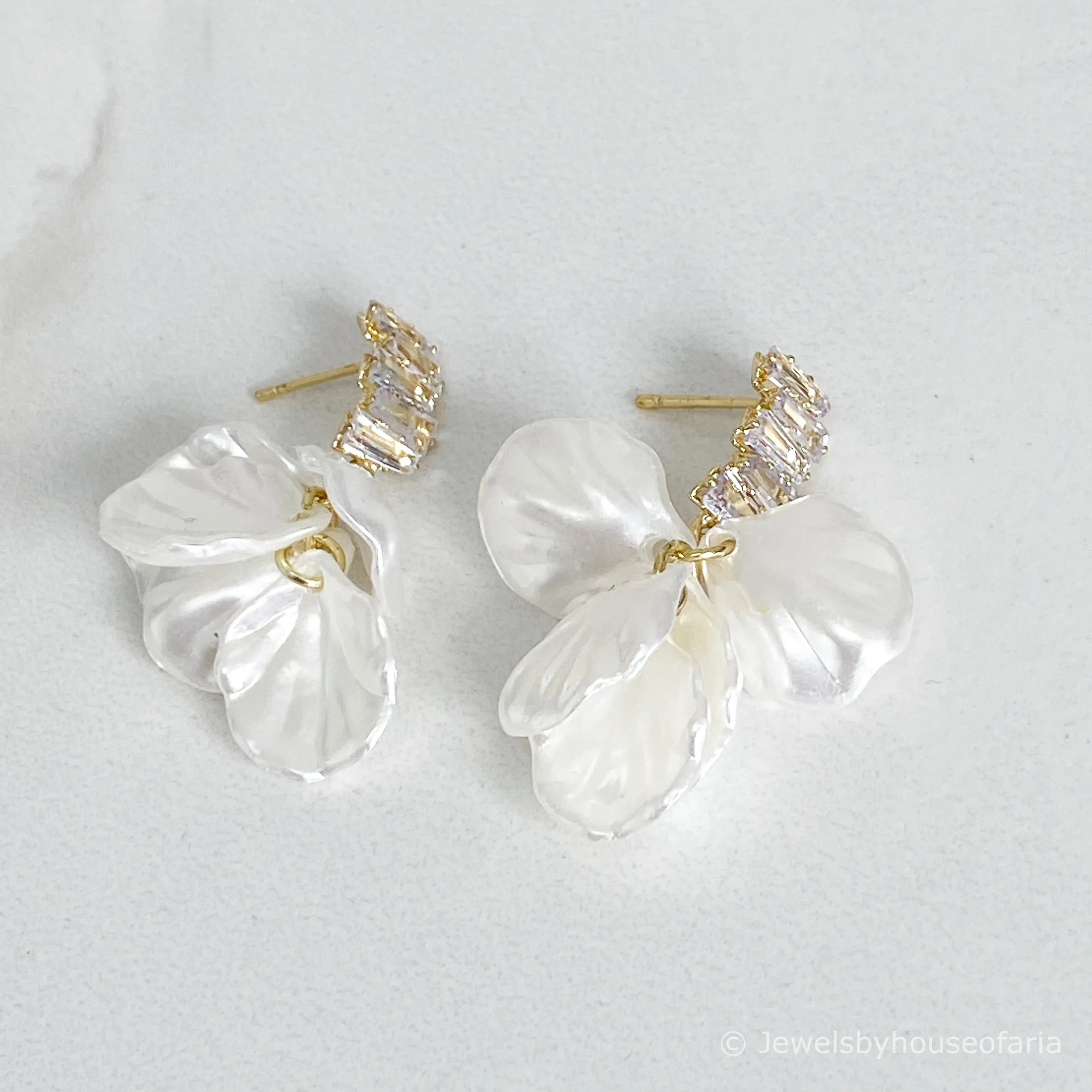 ESME Petal Crystal Earrings