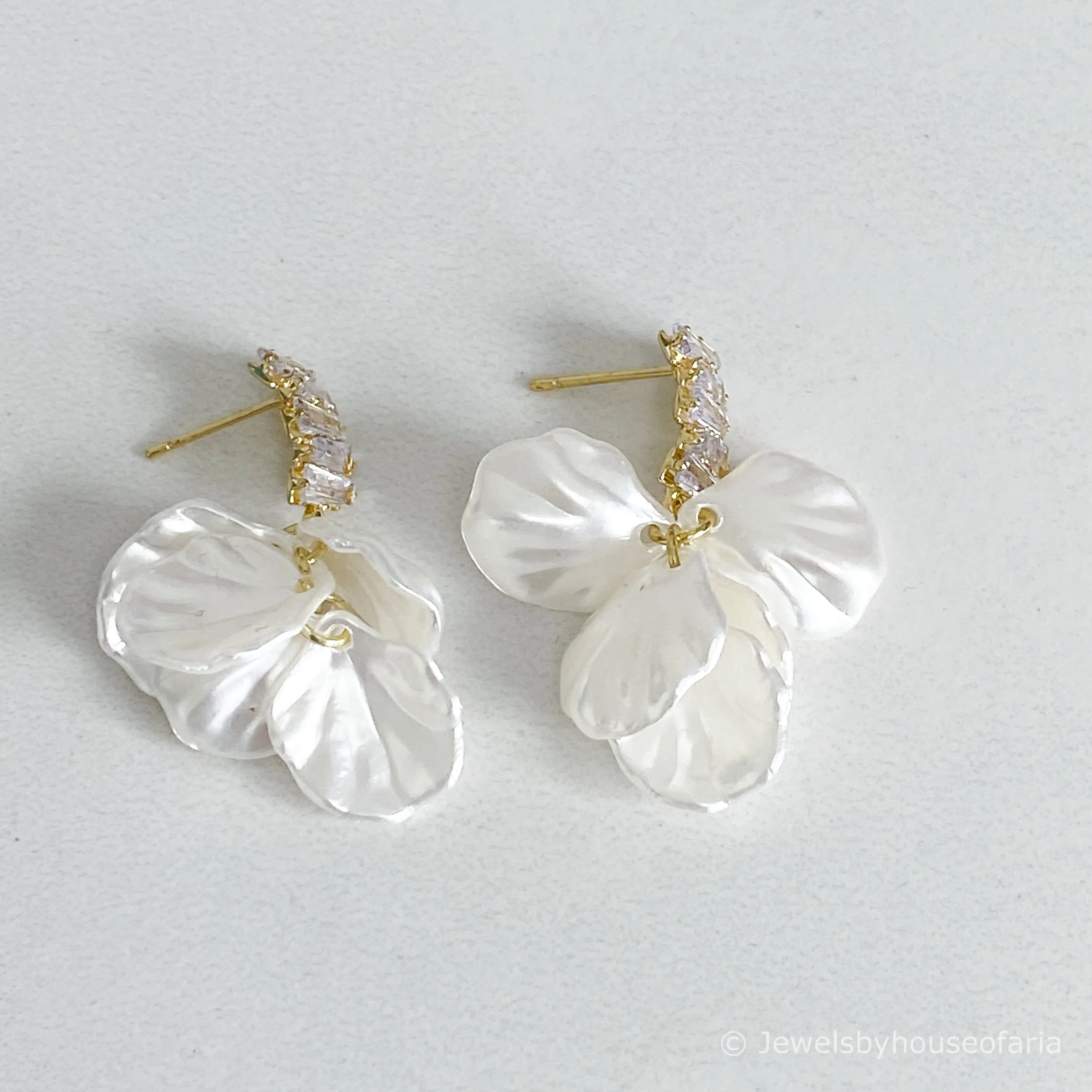 ESME Petal Crystal Earrings