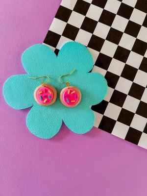 Frosted Sugar Cookie Earrings | Clay Earrings