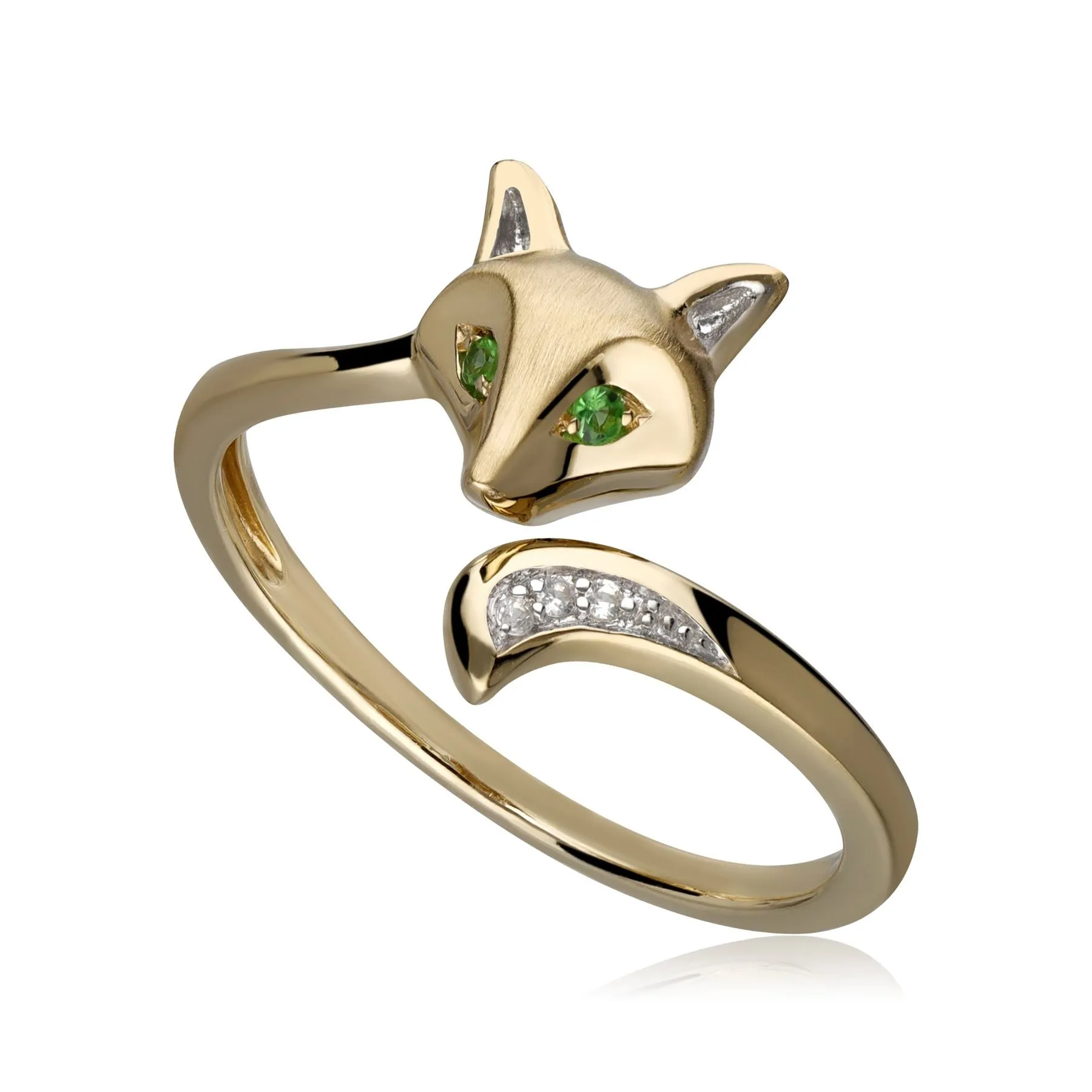 Gardenie Tsavorit Fuchs Ring