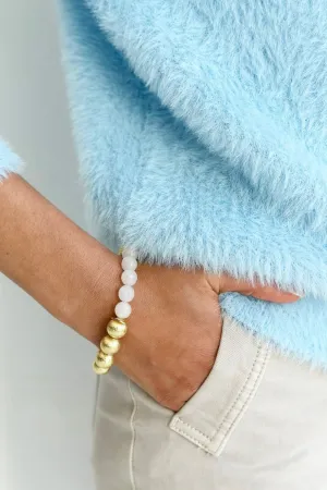 Glamour Puss bracelet | Gold and Moonstone