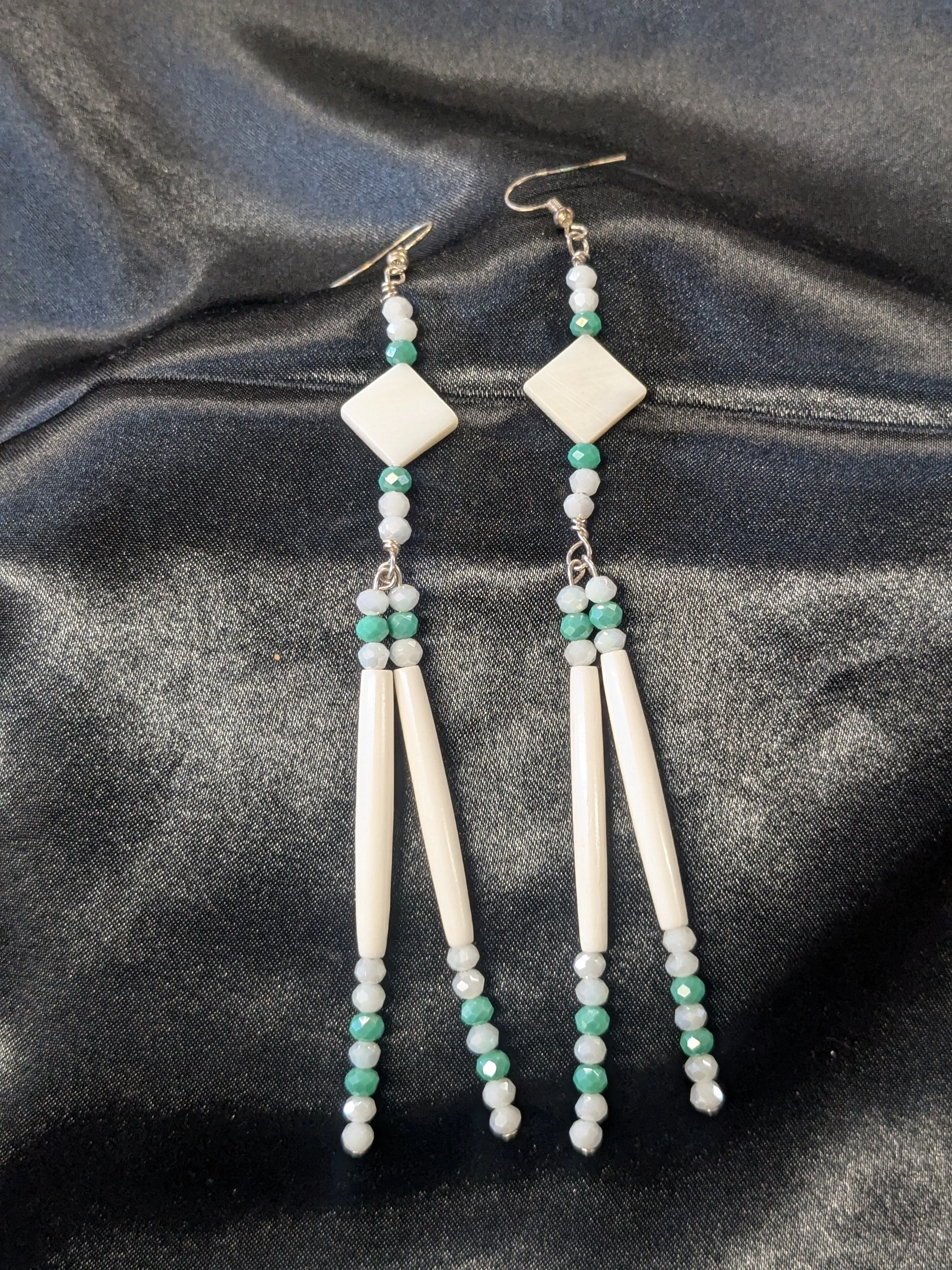 Hairpipe Dangle Earrings