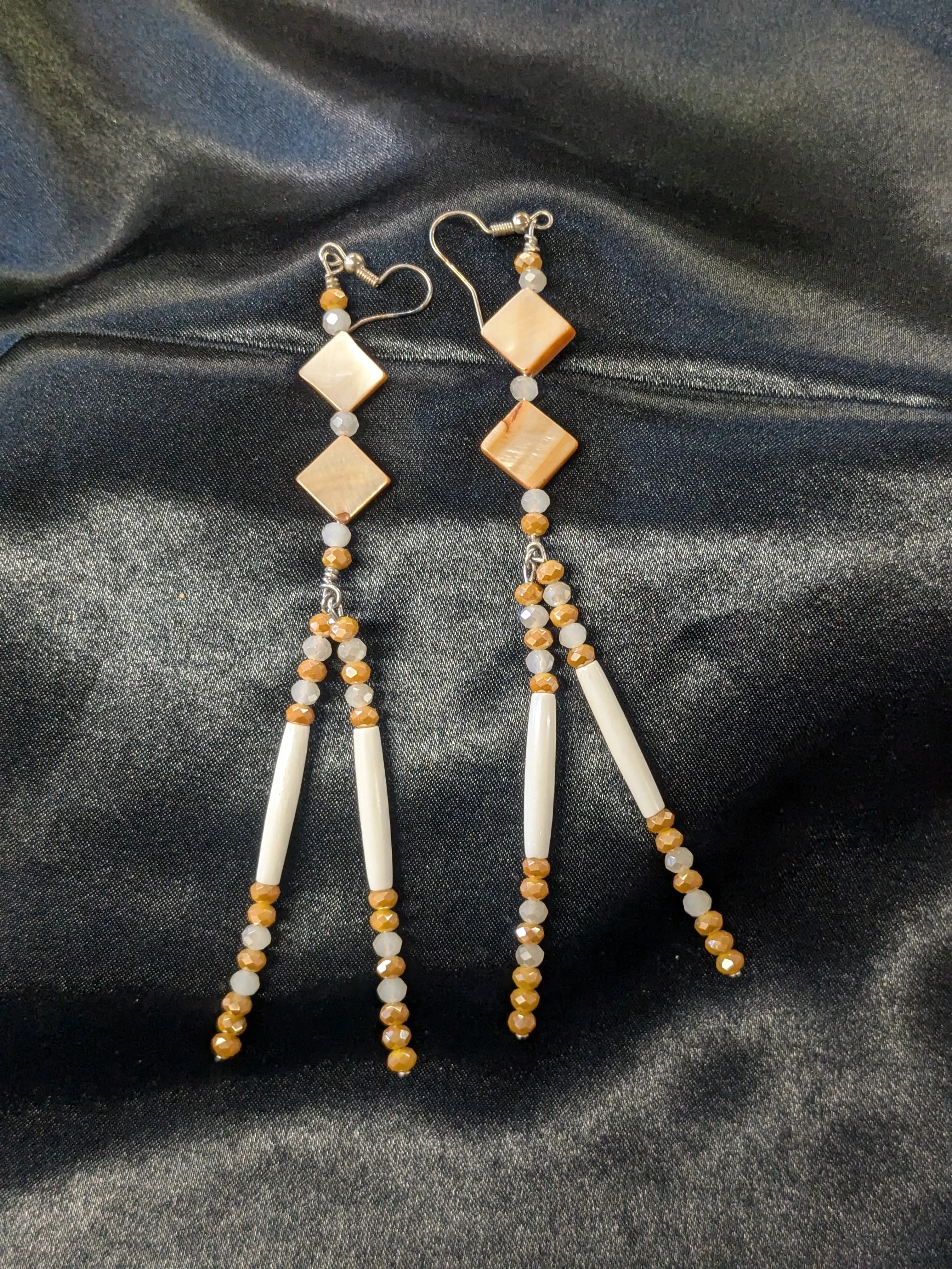 Hairpipe Dangle Earrings