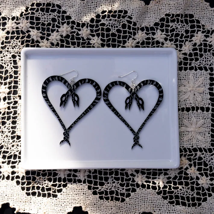 Heart of Snakes Earrings