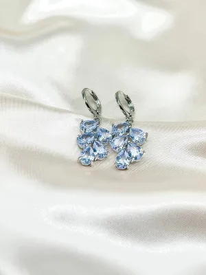 Ice crystal spark earring