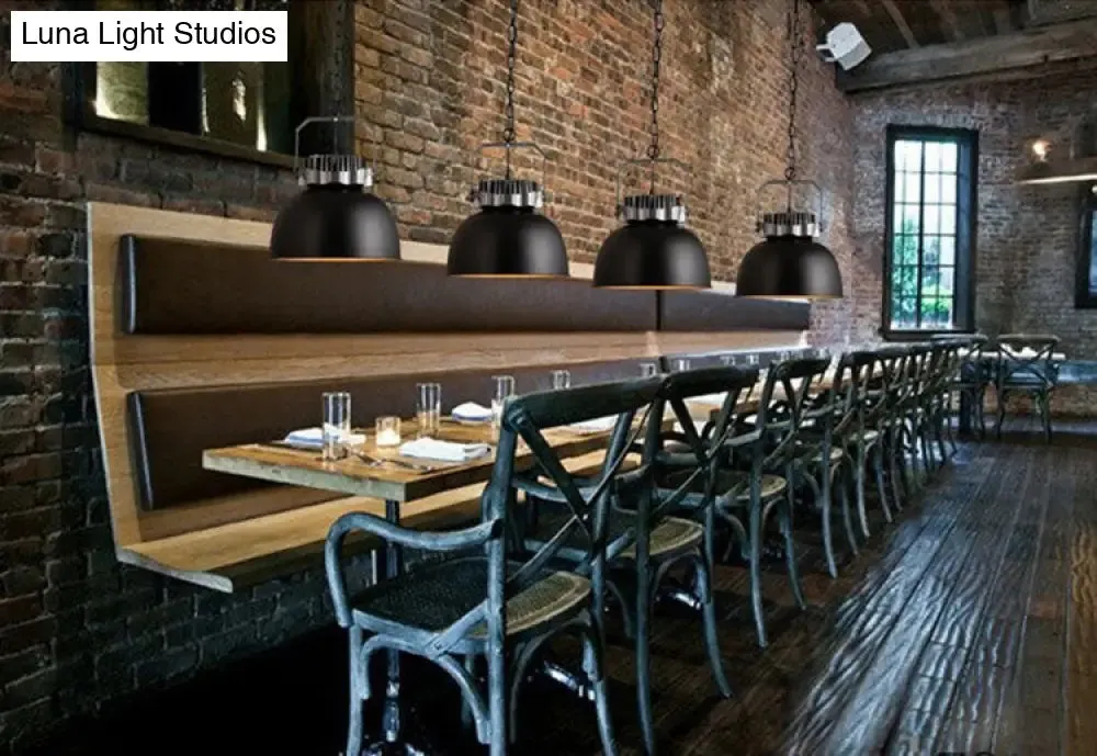 Industrial Metal Dome Shade Pendant Light for Restaurant home