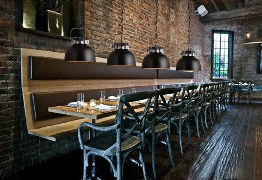 Industrial Metal Dome Shade Pendant Light for Restaurant home