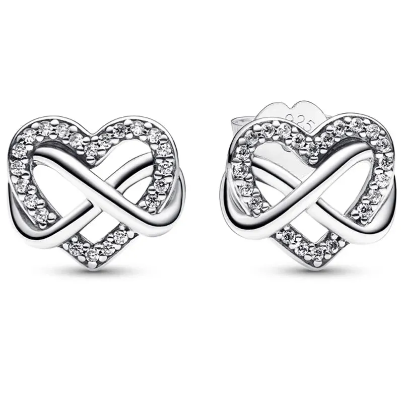 Infinity Heart Earrings