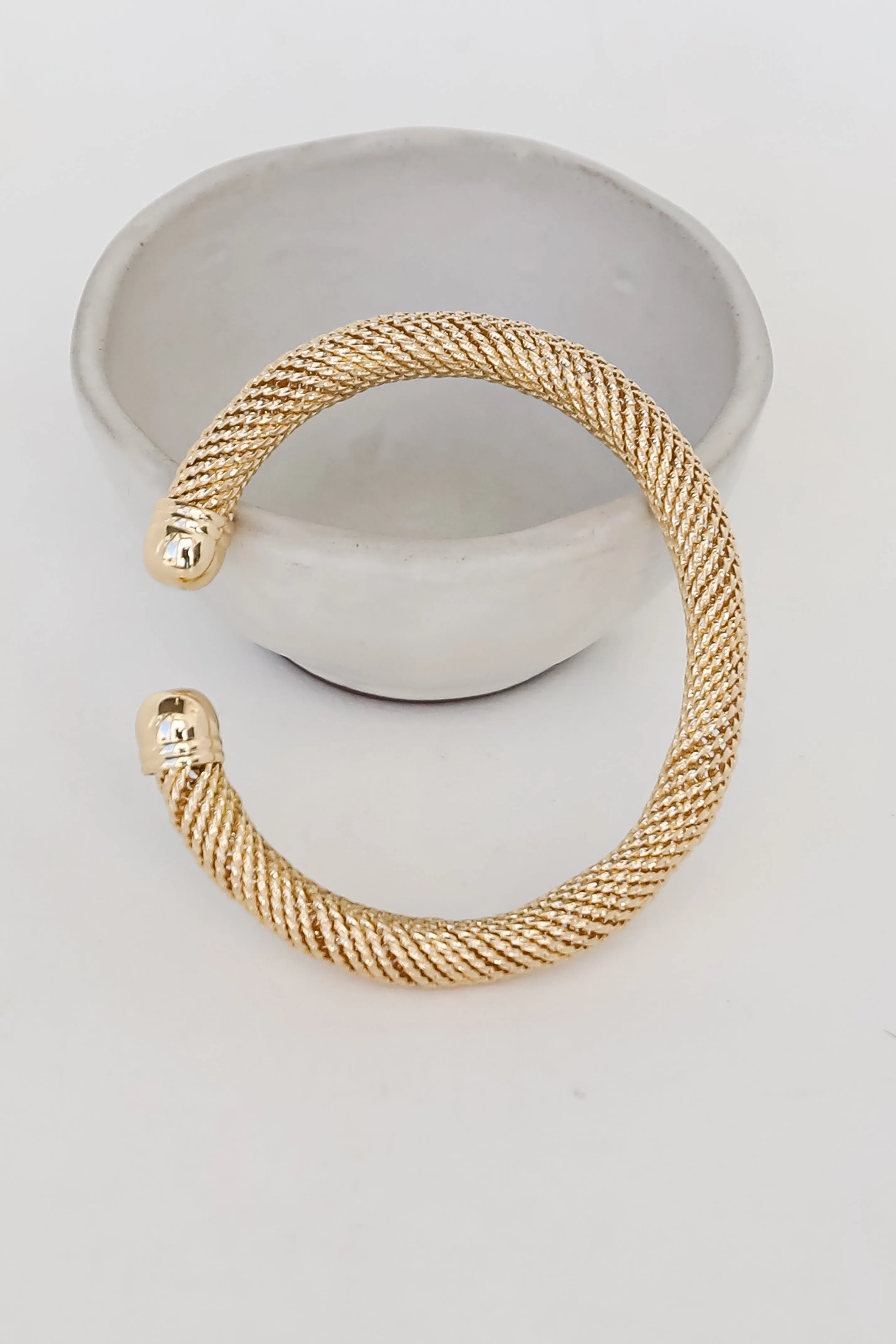 Jane Gold Cuff Bracelet