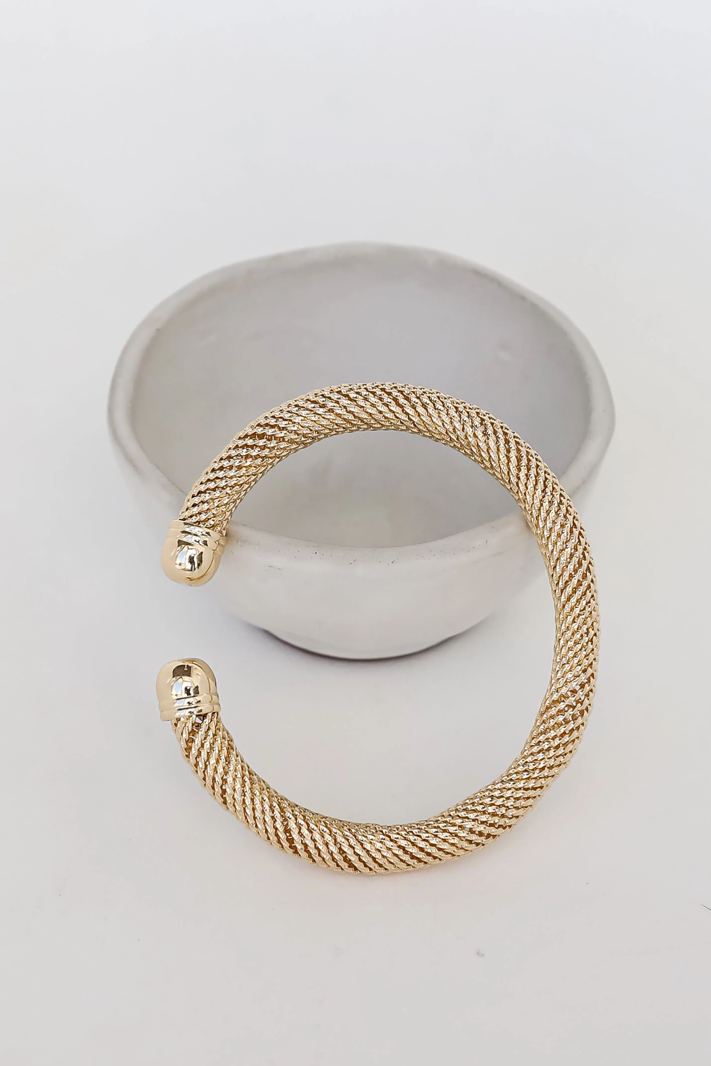 Jane Gold Cuff Bracelet