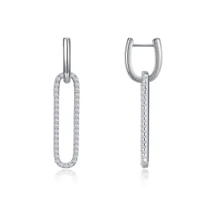 Lafonn Paperclip Diamond Earring E0506CLP00