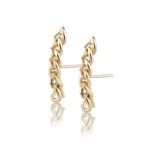 Leila Cuban Link Earrings