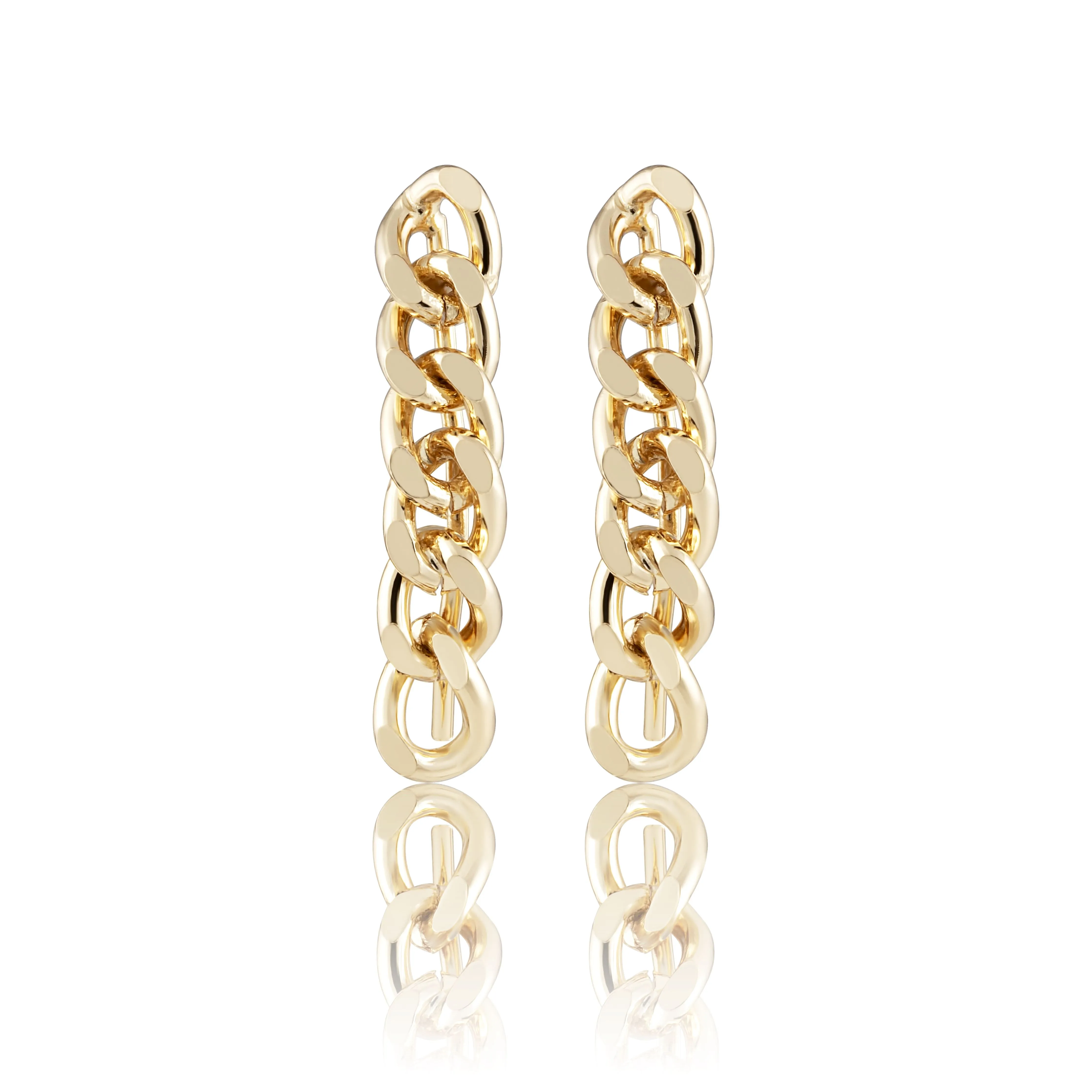 Leila Cuban Link Earrings