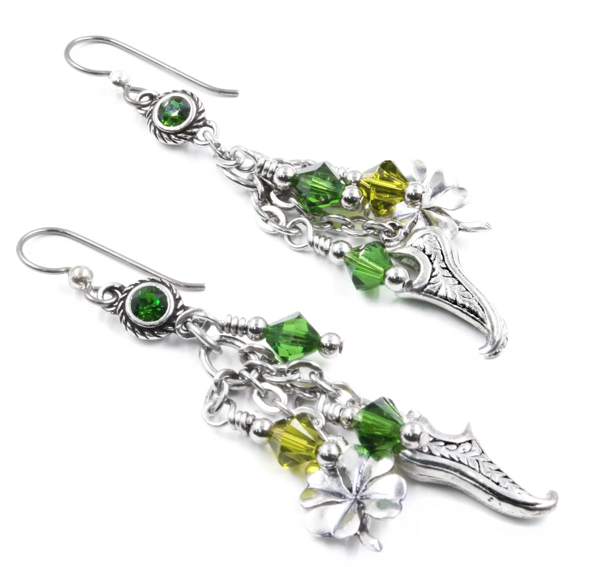 Leprechaun St. Patricks Day Earrings