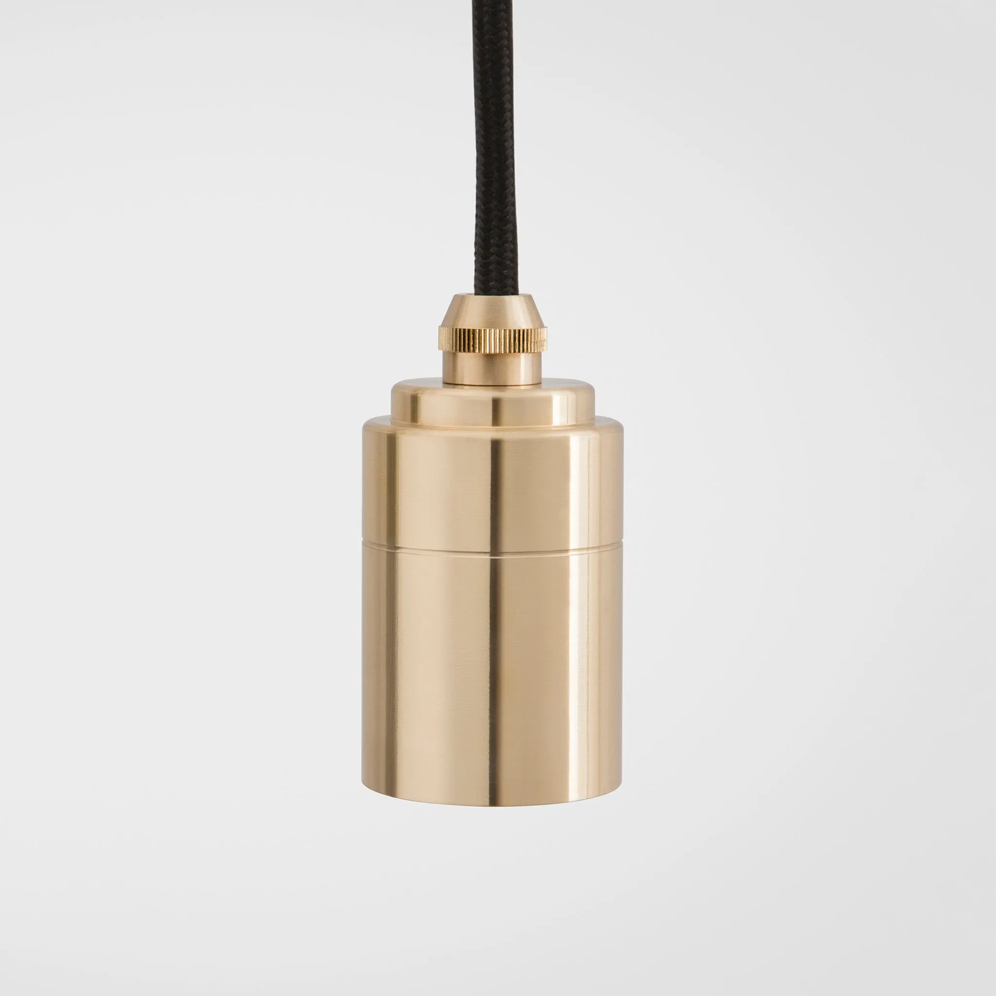 Linear Triple Pendant in Brass   Sphere IV