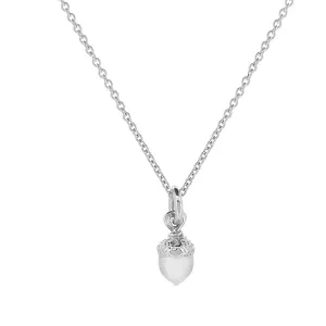 Little Acorn Silver Necklace