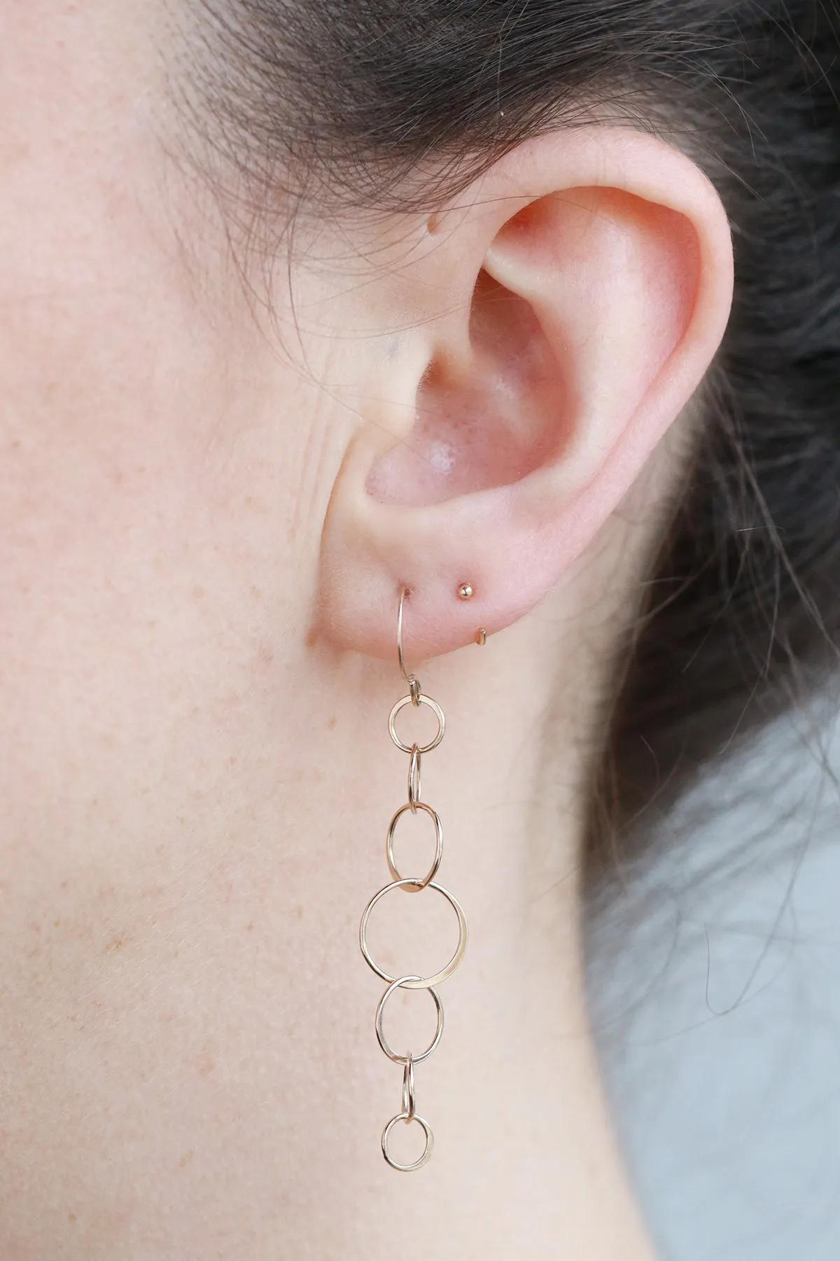 Long Lightweight Chain Earrings