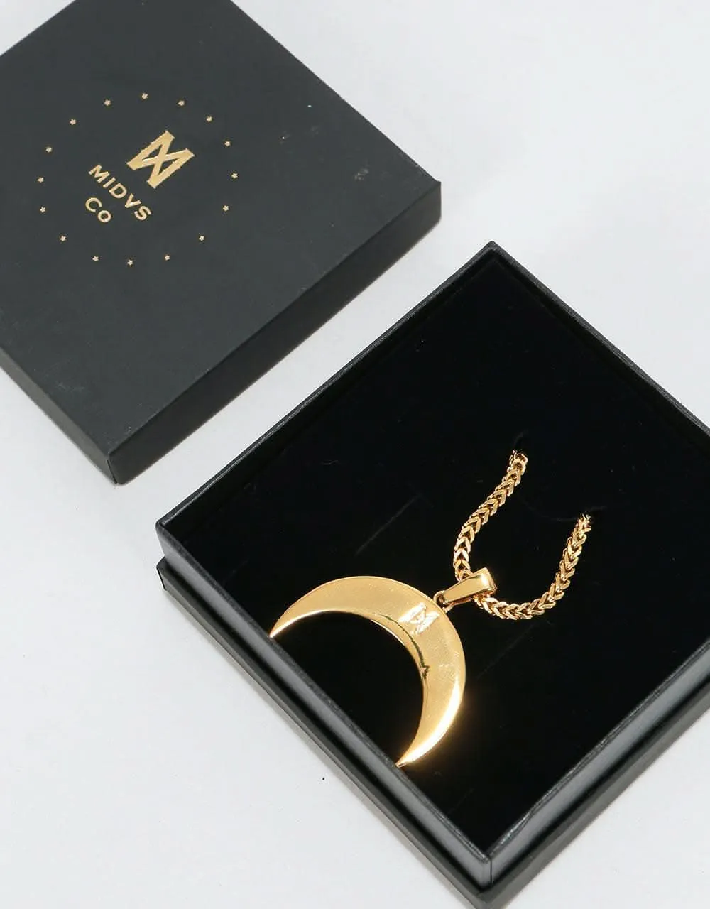 Midvs Co 18K Gold Plated Luna Necklace - Gold