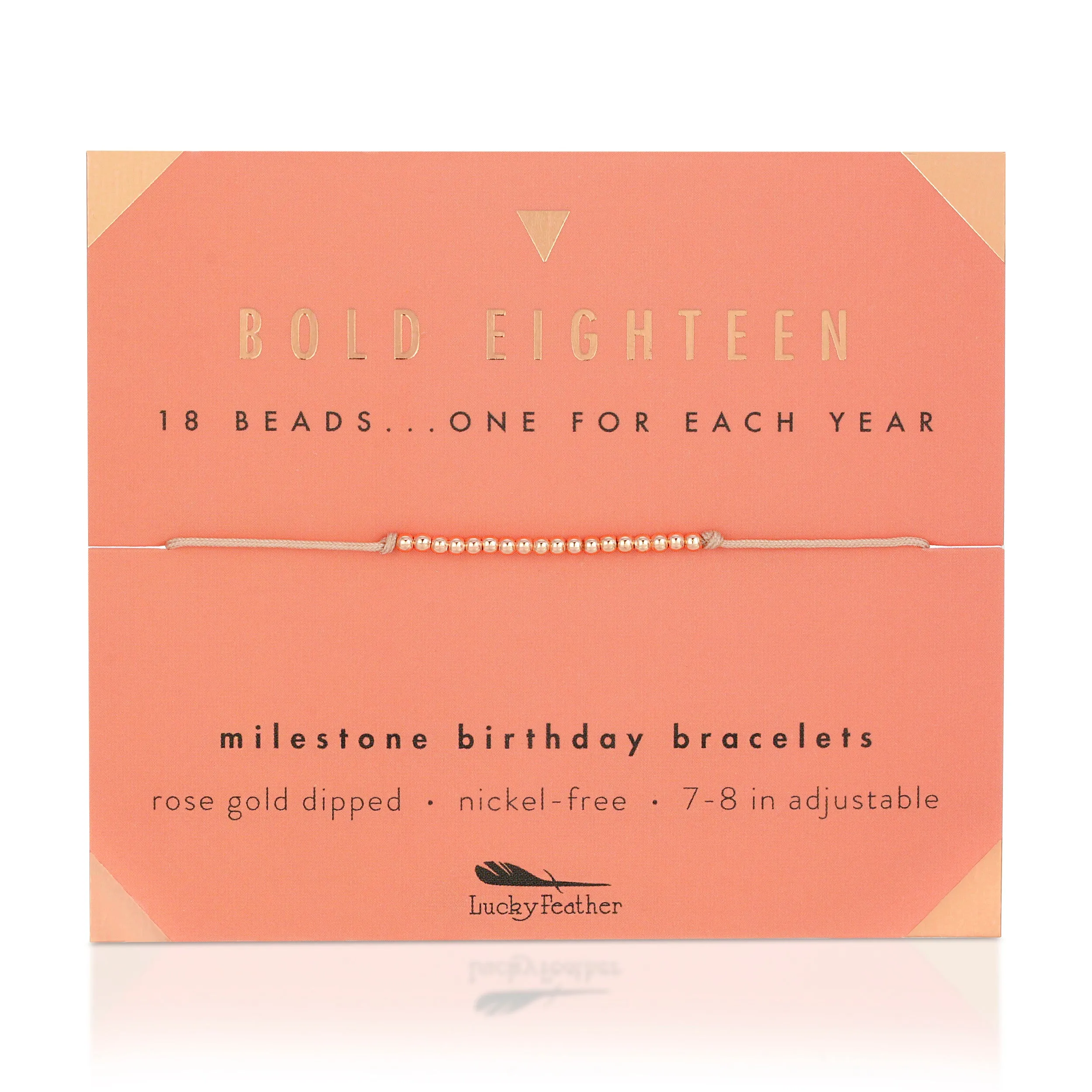 Milestone Birthday Bracelet - Bold Eighteen