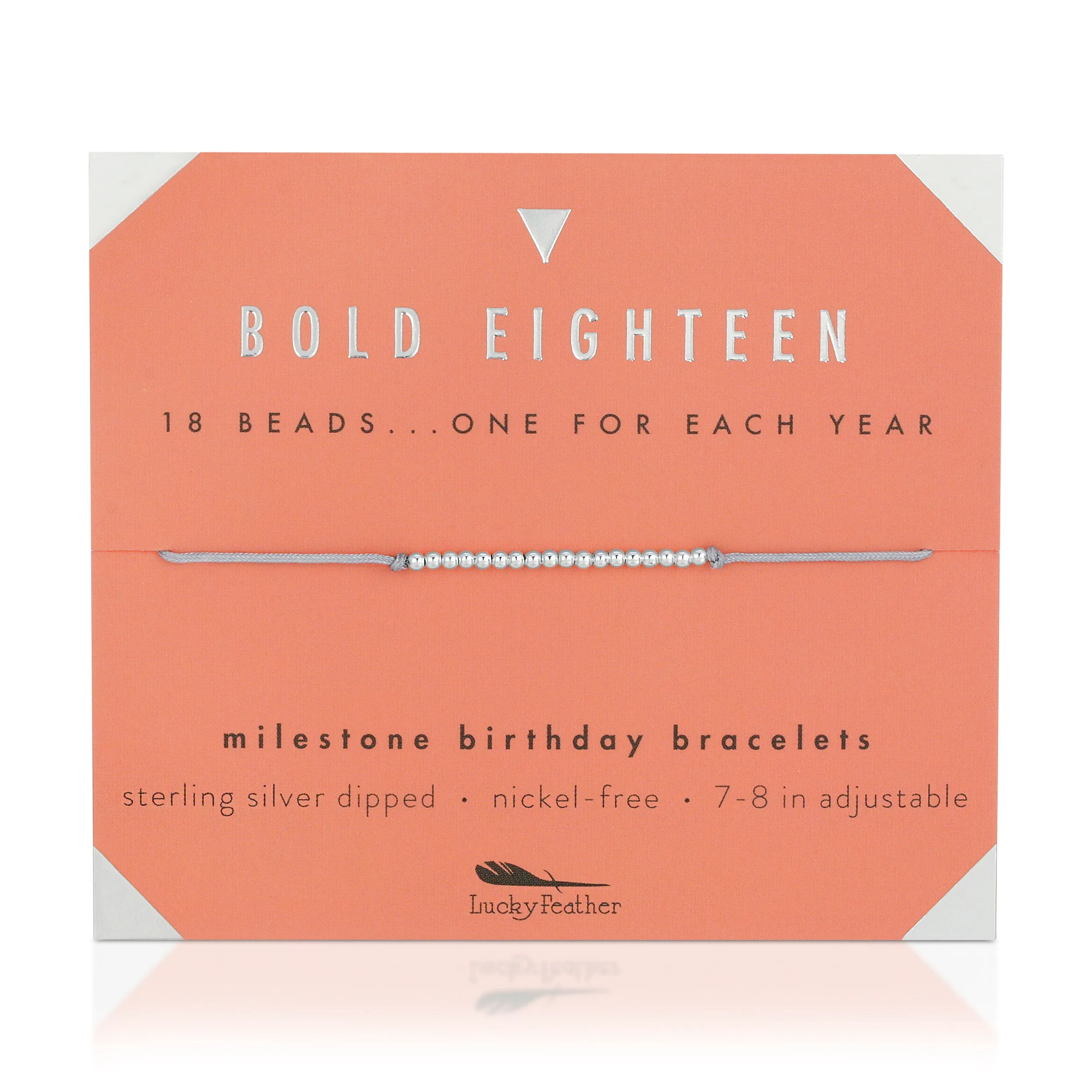 Milestone Birthday Bracelet - Bold Eighteen