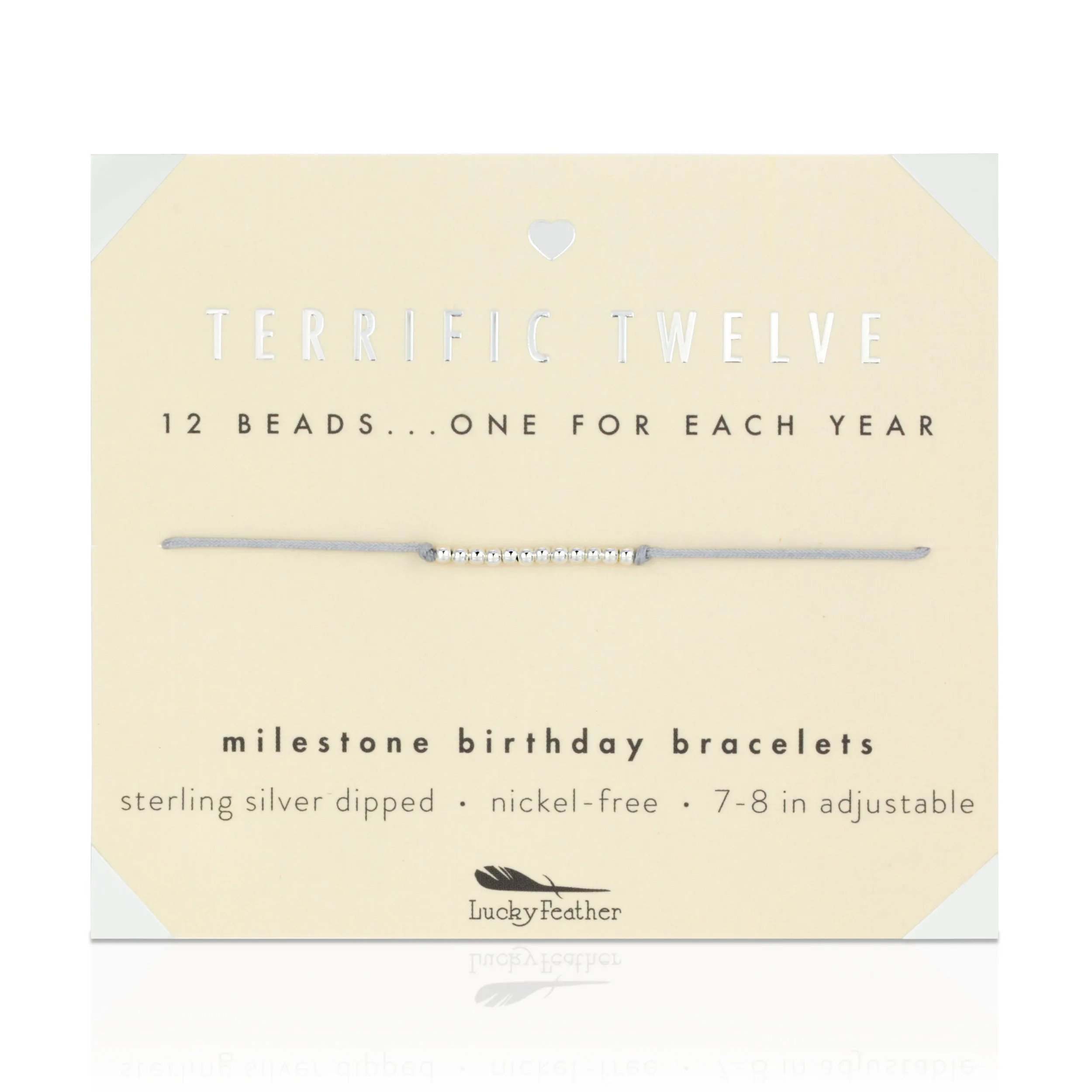 Milestone Birthday Bracelet - Terrific Twelve