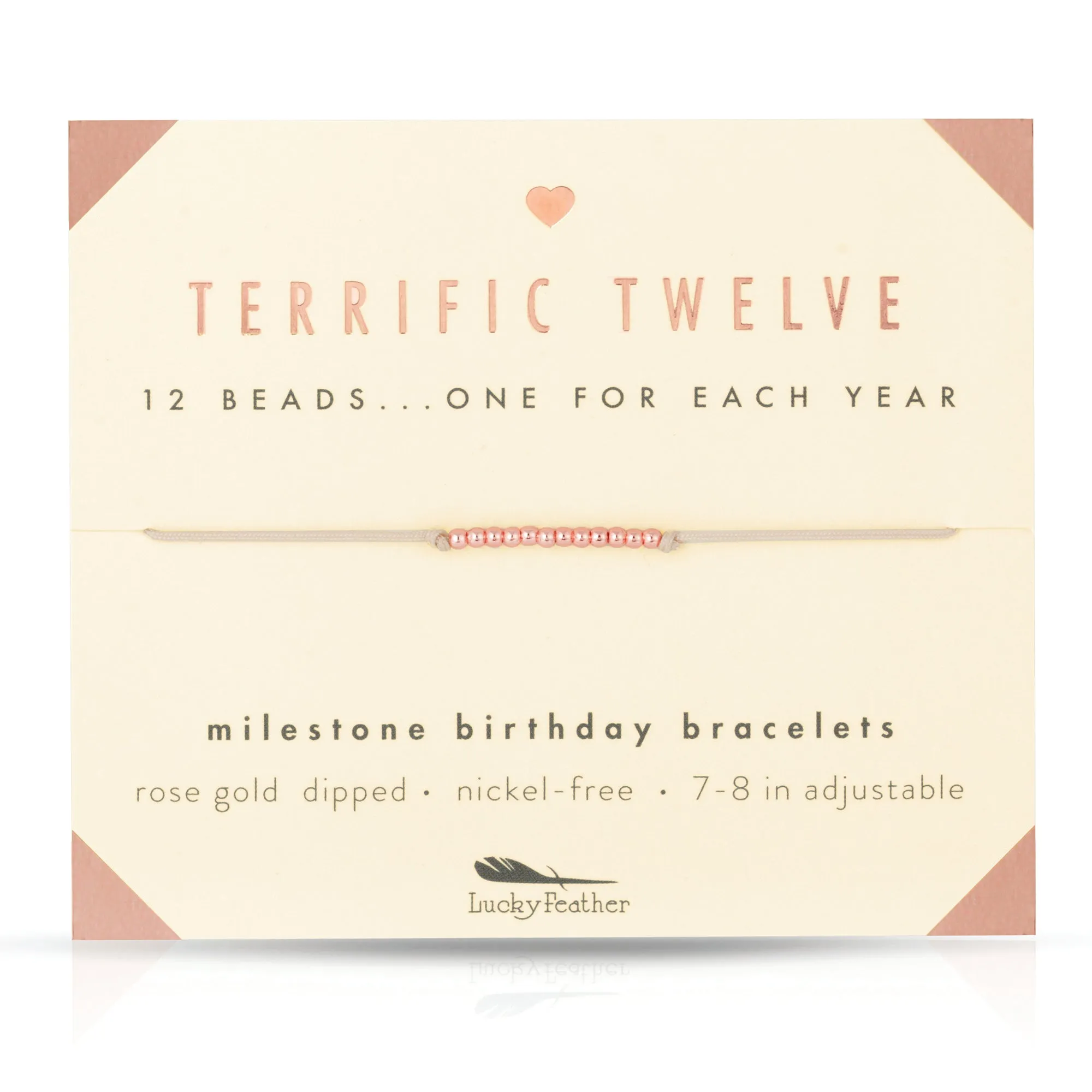 Milestone Birthday Bracelet - Terrific Twelve